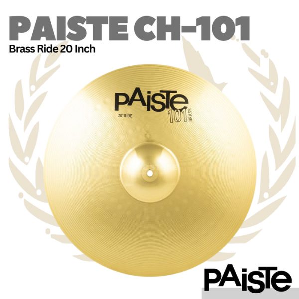 Paiste 101 20 Inch Brass Ride Cymbal CH101