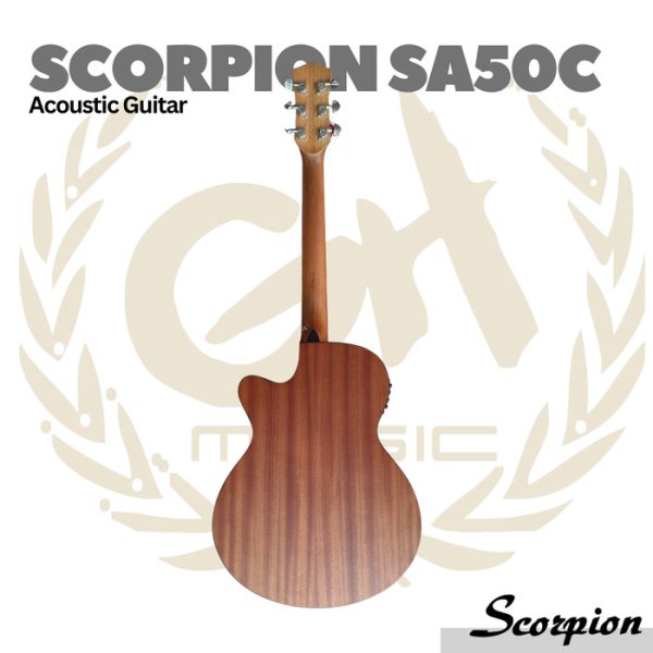 Scorpion SA50C Acoustic Guitar - Gitar Akustik - Image 2