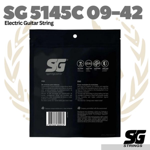 SG String 5145C Electric Guitar String 09-42 - Senar Gitar Elektrik - Image 2