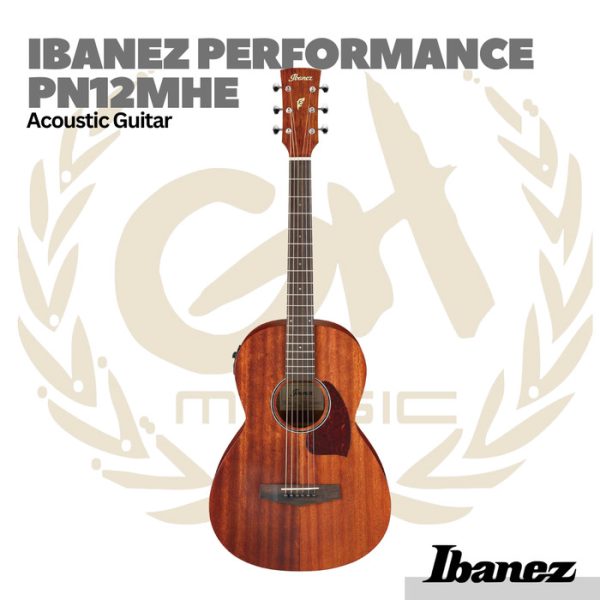 Ibanez Performance PN12MHE Acoustic-Electric Guitar - Gitar Akustik