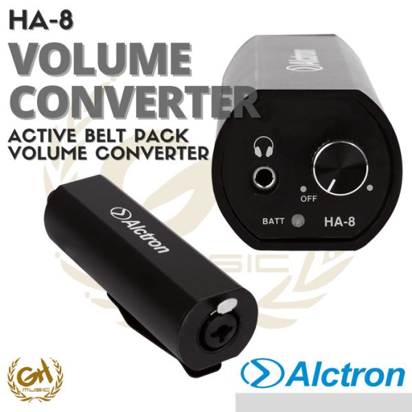 ALCTRON HA-8 ACTIVE VOLUME CONVERTER BELT PACK | HA8 HA 8