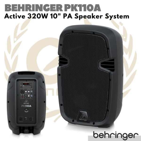 Behringer PK110A Active 320W 10 inch PA Speaker | Spiker Aktif PK110 A