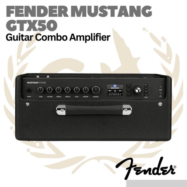 Fender Mustang GTX50 Guitar Combo Amplifier - Ampli Gitar Elektrik - Image 4