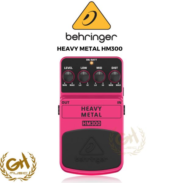 BEHRINGER HM300 Heavy Metal Distortion Effects Pedal