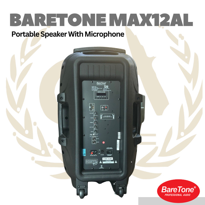 Baretone MAX12AL Portable Speaker 12" 100W - Image 2