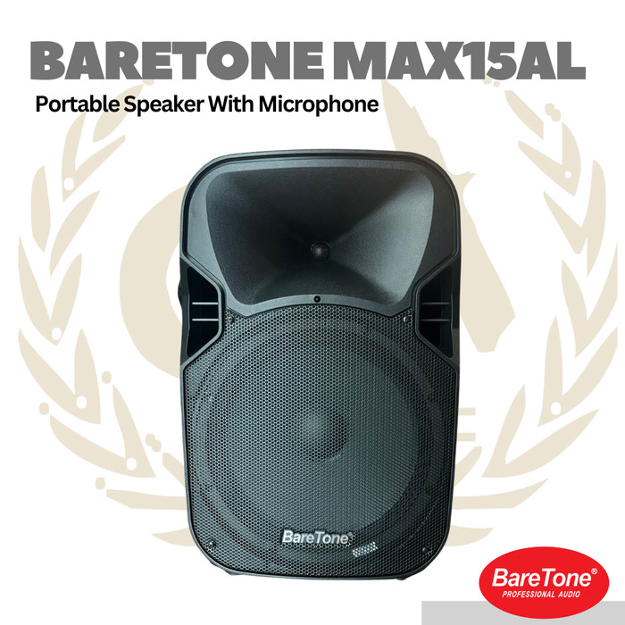 Baretone MAX15AL Portable Speaker 15" 125W