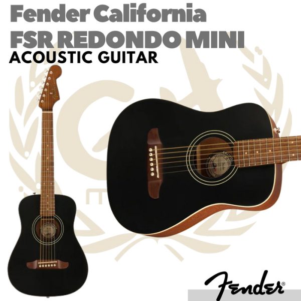 Fender FSR California Redondo Mini Guitar Free Softcase Gitar Akustik - Image 3