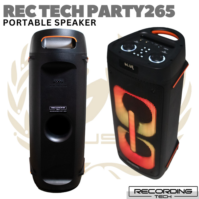 RECORDING TECH PARTY-265 120W Portable Speaker | Partybox Mini Karaoke - Image 3