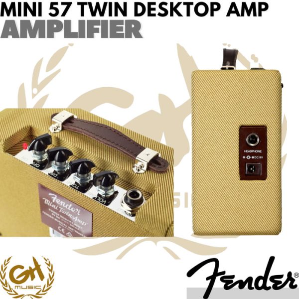 Fender Mini 57 Twin Desktop Amplifier - Ampli Gitar - Image 3