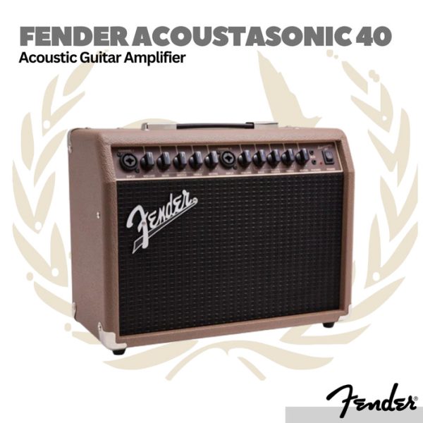 Fender Acoustasonic 40 Acoustic Guitar Combo Amplifier - Ampli Gitar Akustik - Image 3