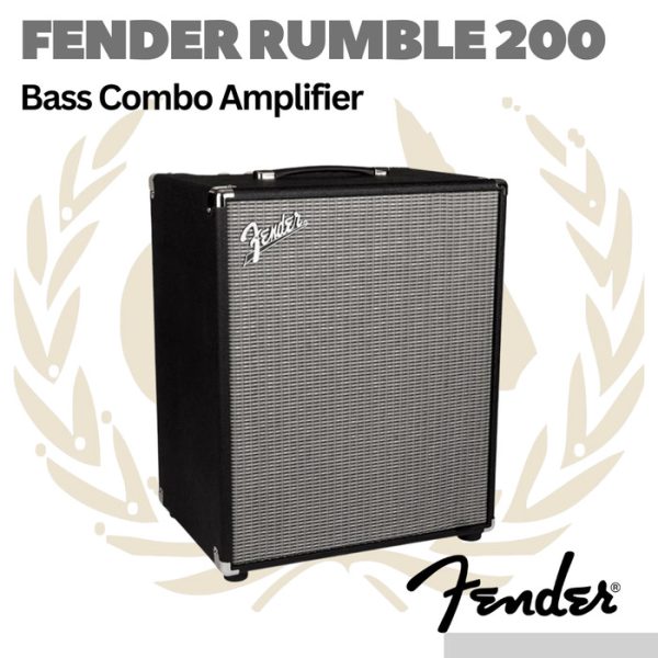 Fender Rumble 200 V3 Bass Combo Amplifier - Ampli Bass Elektrik