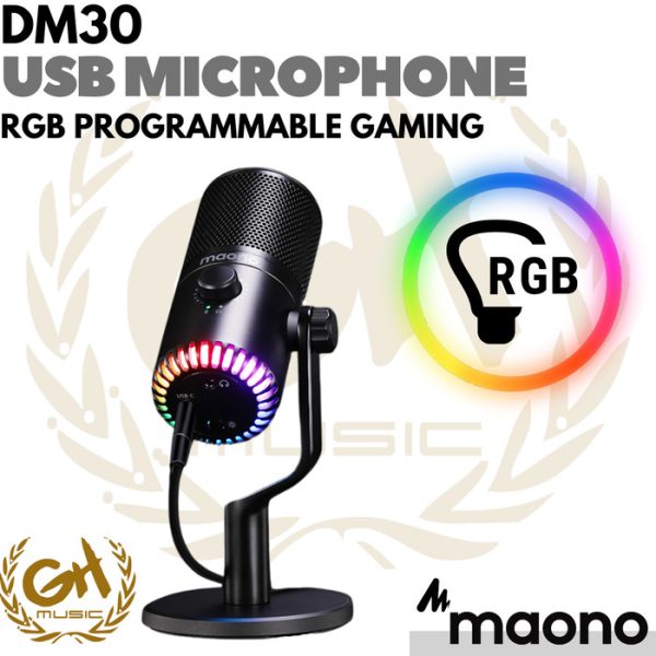 MAONO DM30 RGB Programmable Gaming USB Microphone - Image 4