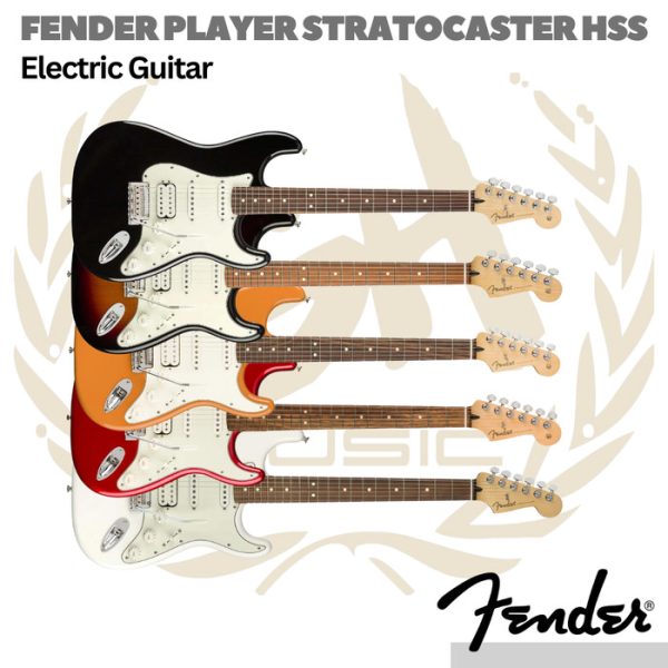 Fender Player HSS Stratocaster Electric Guitar Pau Ferro FB