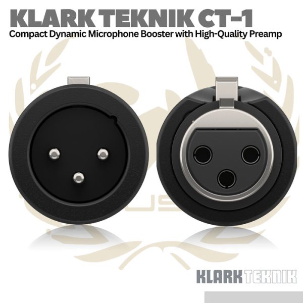 Klark Teknik MIC BOOSTER CT 1 Compact Dynamic Microphone Booster - Image 3