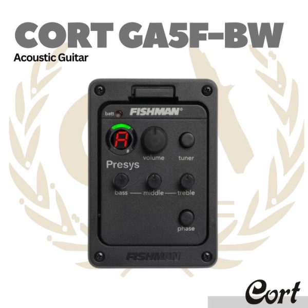 Cort Grand Regal GA5F-BW Acoustic Guitar - Gitar Akustik - Image 4