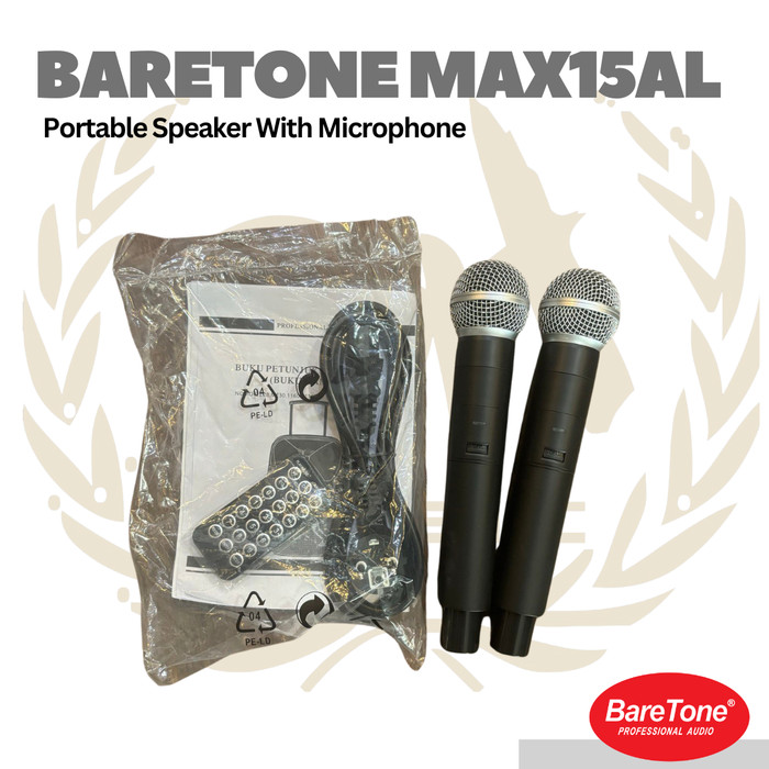 Baretone MAX15AL Portable Speaker 15" 125W - Image 3