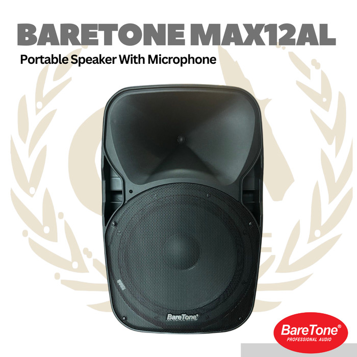 Baretone MAX12AL Portable Speaker 12" 100W