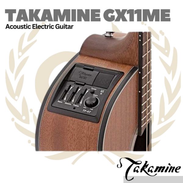 Takamine GX11ME Acoustic Electric Guitar - Gitar Akustik Elektrik - Image 3