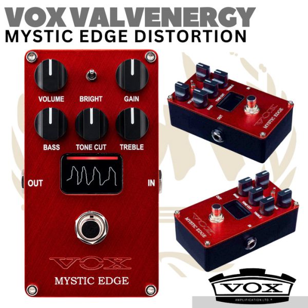 VOX VALVENERGY MYSTIC EDGE Distortion Effect Pedal | Efek Gitar VE-ME