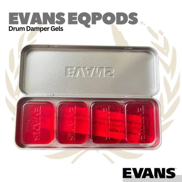 Evans EQPODS Drum Damper Gels |Peredam Membran Gel Demper Snare Tom