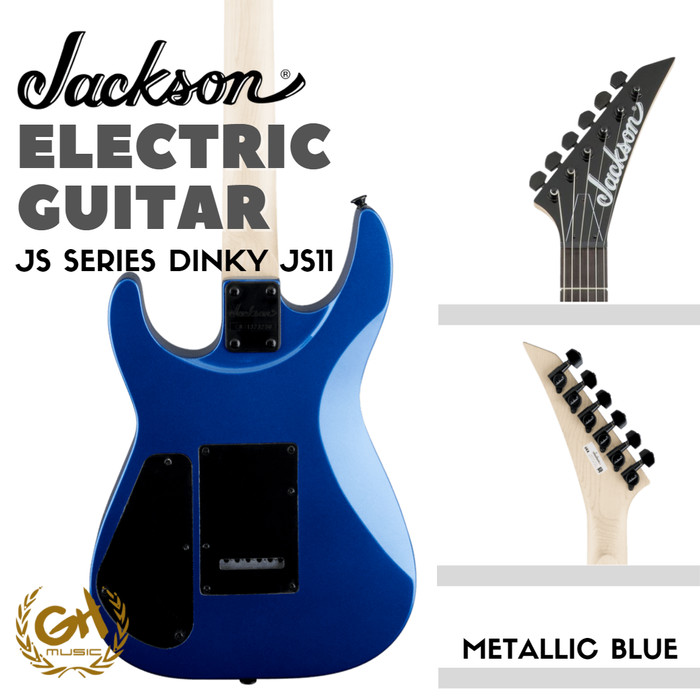 JACKSON JS SERIES DINKY JS11 ELECTRIC GUITAR METALLIC BLUE - Image 2