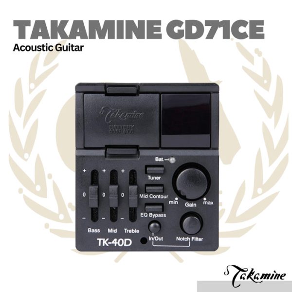 Takamine GD71CE Acoustic Electric Guitar - Gitar Akustik - Image 2