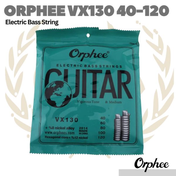 Orphee VX130 Electric Bass 5 String 40-120 - Senar Bass Elektrik