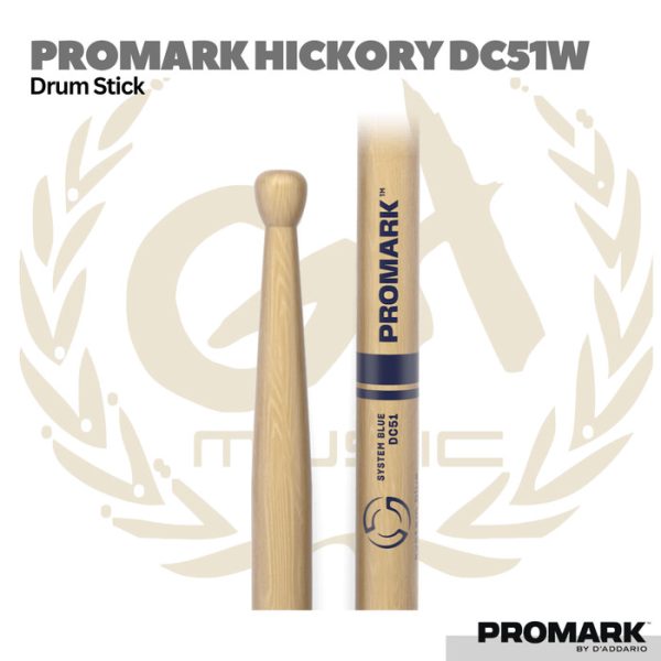 Promark DCS51W Hickory Drum Stick - Stik Drum - Image 2