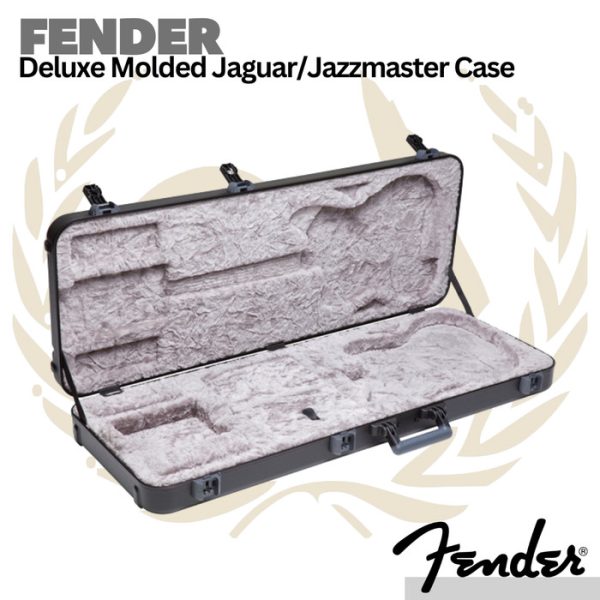 Fender Deluxe Molded Jazzmaster/Jaguar Guitar Case - Hardcase Koper - Image 2