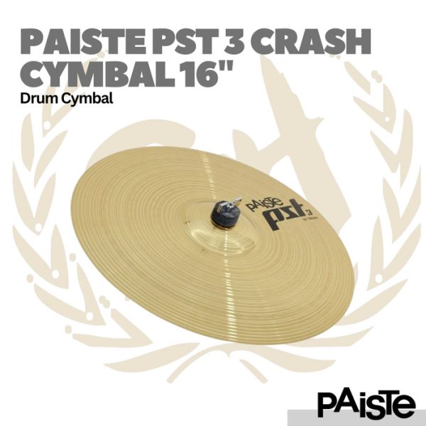 Paiste PST3 16" Crash Cymbal - Drum Cymbal - Image 2