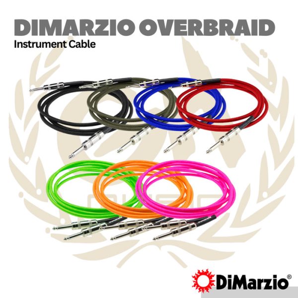 DiMarzio EP17 Overbraid Instrument Cable - Kabel Gitar Bass