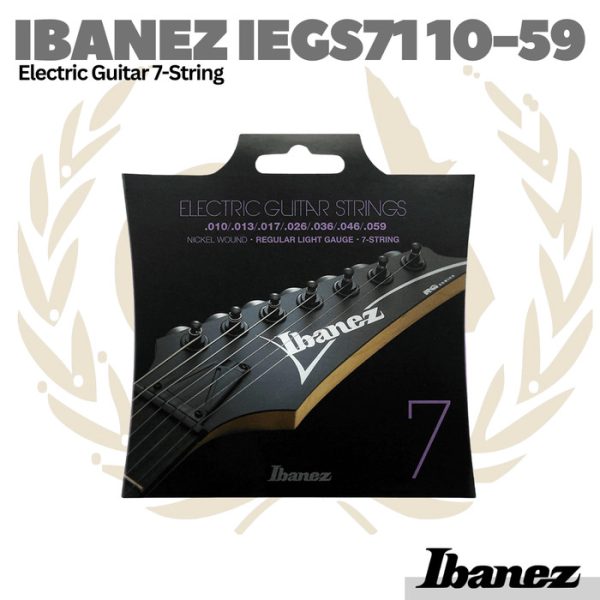 Ibanez IEGS71 10-59 Regular Light Electric Guitar 7-Strings - Senar