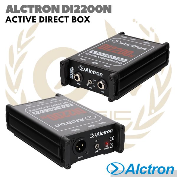 ALCTRON DI2200N Active Direct Box 48V Phantom Powered | DI Aktif - Image 2