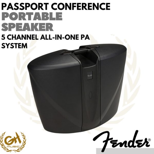 Fender Passport Conference 2 Portable Speaker Power Mixer 175w 5CH - Image 2