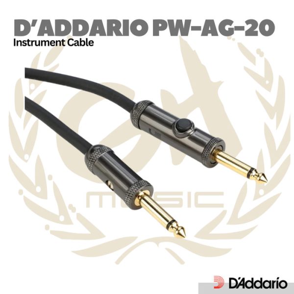 D'addario Planet Waves PW-AG-20 AG20 Circuit Breaker Instrument Cable - Image 3