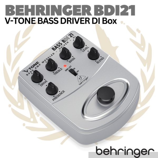 BEHRINGER BDI21 V-TONE BASS DRIVER DI Box | Bass Amp Modeler / Preamp - Image 3