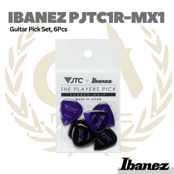 Ibanez PJTC1R-MX1 Guitar Pick Set 6pcs - Pick Gitar