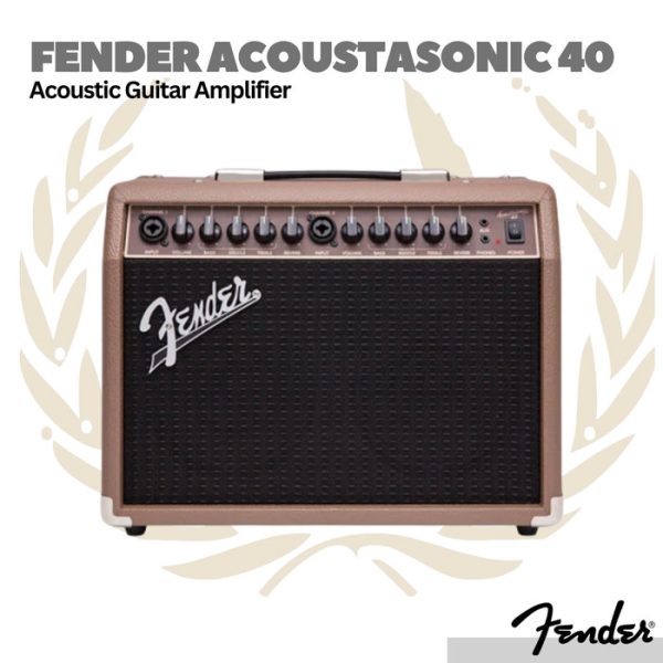 Fender Acoustasonic 40 Acoustic Guitar Combo Amplifier - Ampli Gitar Akustik