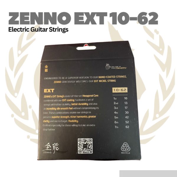 Zenno EXT 1062 Guitar Strings 10-62 - Senar Gitar Elektrik 7-String - Image 2