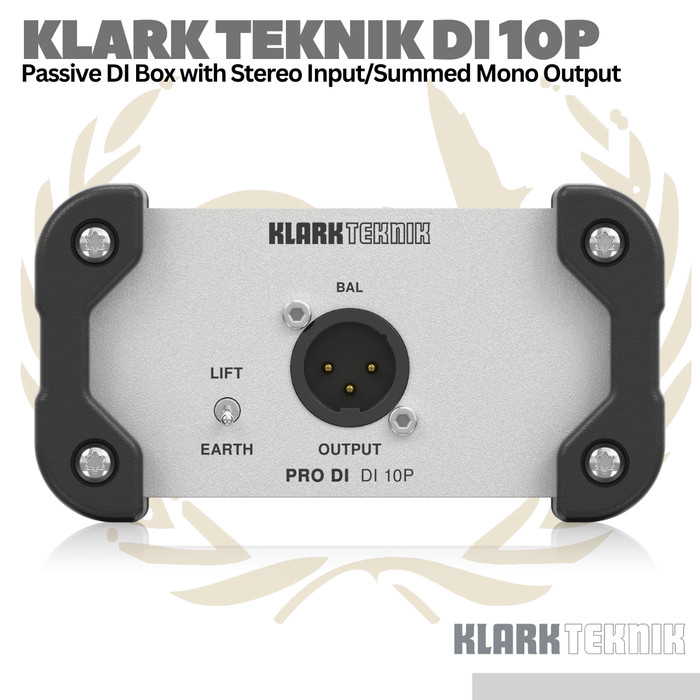 Klark Teknik DI 10P 1-ch Passive Direct Box with Midas Transformer - Image 2