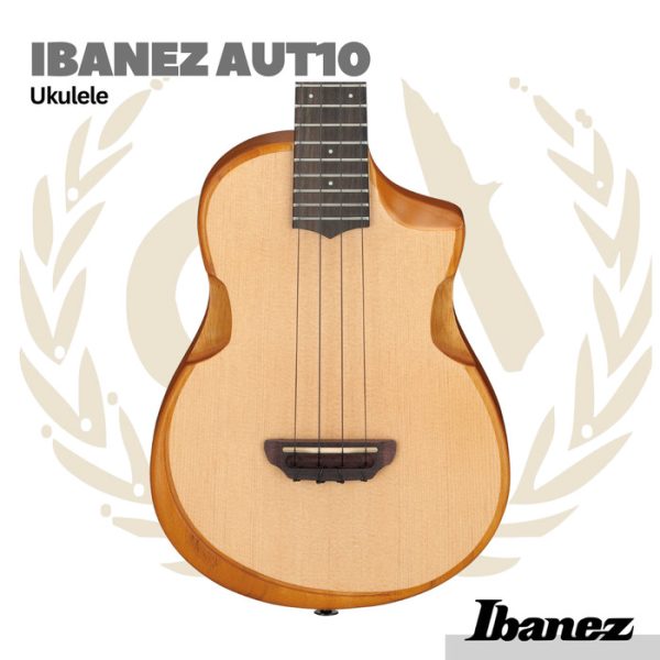 Ibanez AUT10 Ukulele w/Gig Bag - Gitar Lele - Image 3