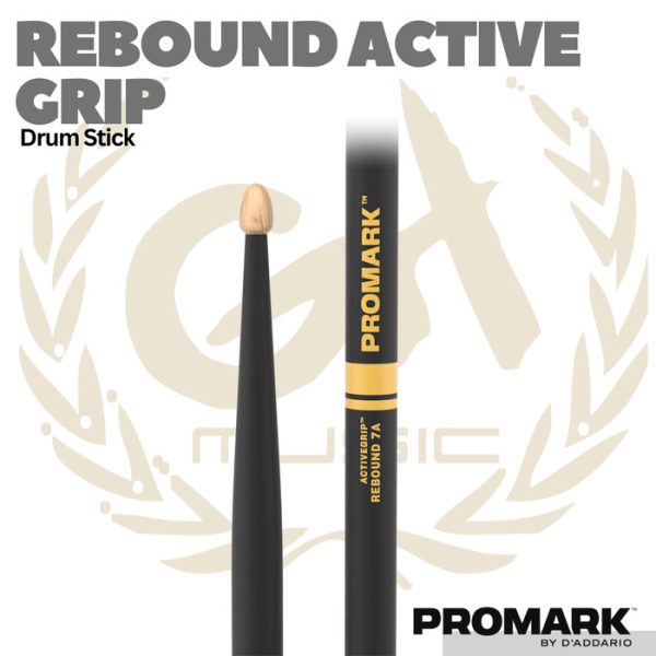 PROMARK REBOUND ActiveGrip Hickory Drum Stick - Stik - Image 2