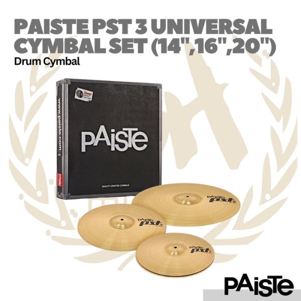 Paiste PST3 Universal Set (141620 Inch) Drum Cymbal - Image 2