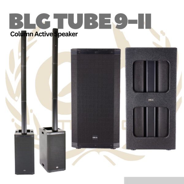 BLG Tube 9-II Active Compact Column PA Speaker 1500W