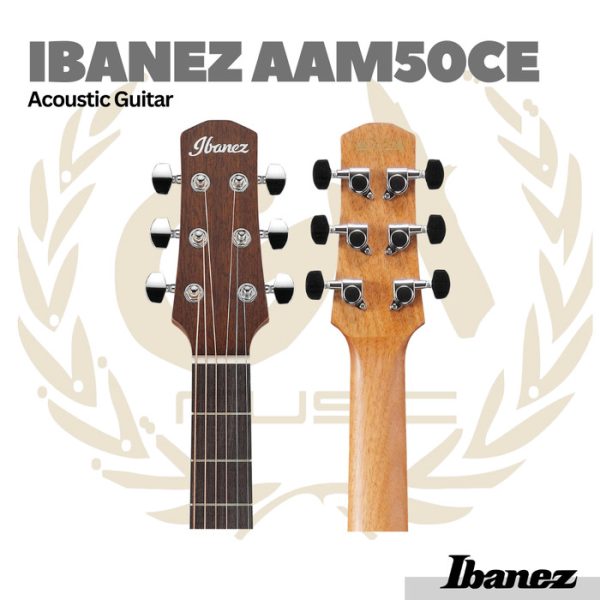 Ibanez AAM50CE Acoustic Electric Guitar - Gitar Akustik - Image 4