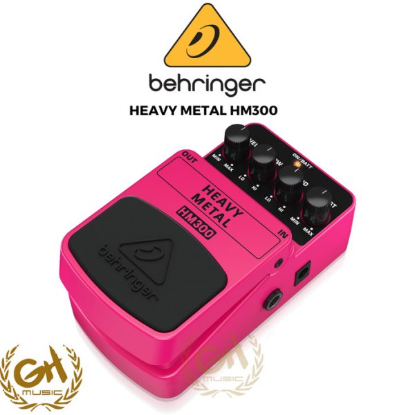 BEHRINGER HM300 Heavy Metal Distortion Effects Pedal - Image 3