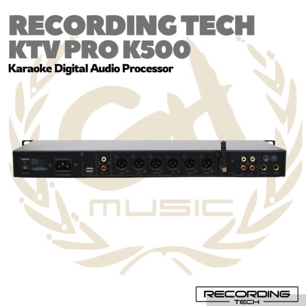 Recording Tech KTV Pro K500 Karaoke Digital Audio Processor - Mixer Karoke - Image 3