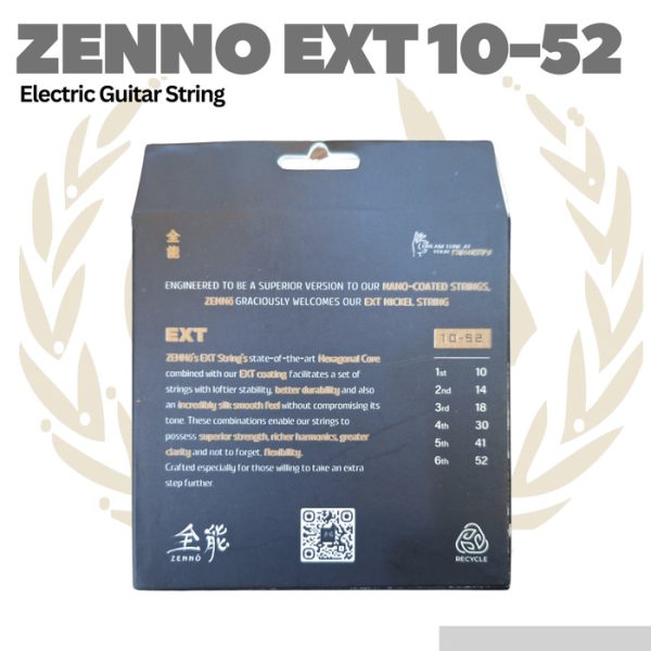 Zenno EXT 1052 Guitar Strings 10-52 - Senar Gitar Elektrik - Image 2