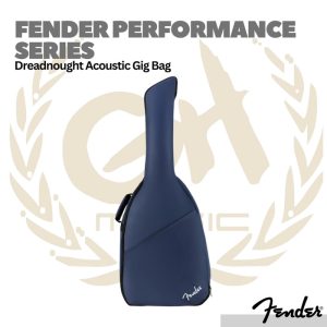 Fender Performance Series Dreadnought Acoustic Guitar Gig Bag | Tas Gigbag Gitar Akustik
