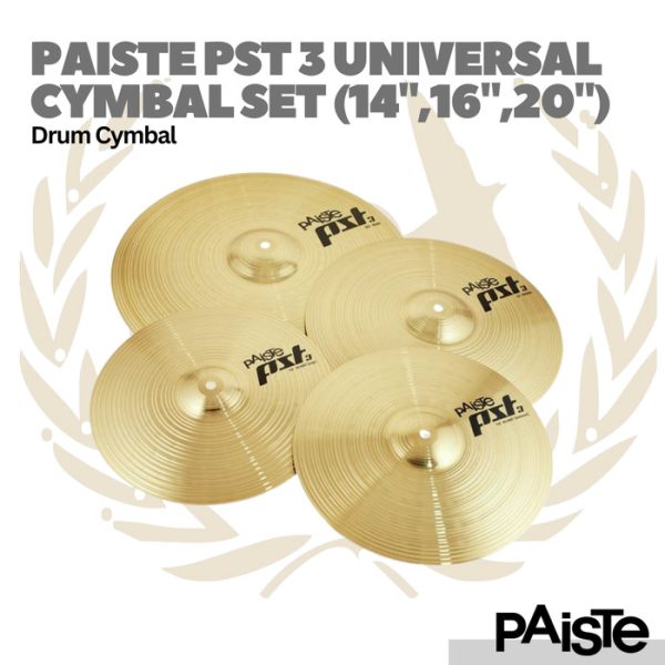 Paiste PST3 Universal Set (141620 Inch) Drum Cymbal